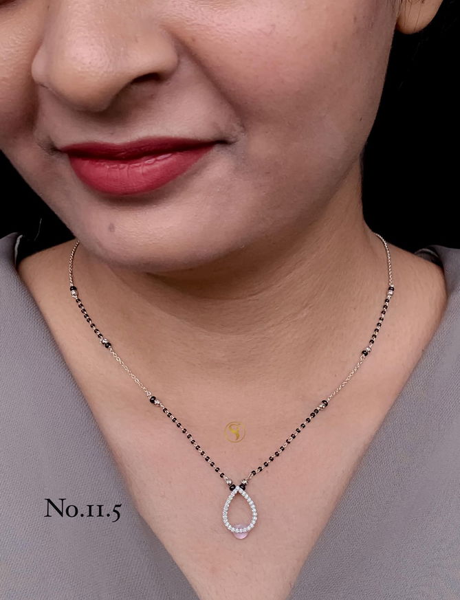 11 AD Diamond Designer Regular Wear Mangalsutra Manufacturers
